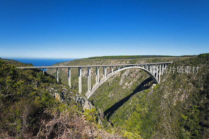 南非花园路线上的Bloukrans Bridge Bungy